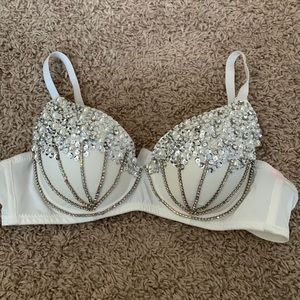 Decorated bra top